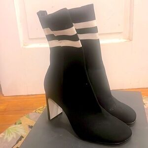 Rag & Bone Black Ellis Sock Boot